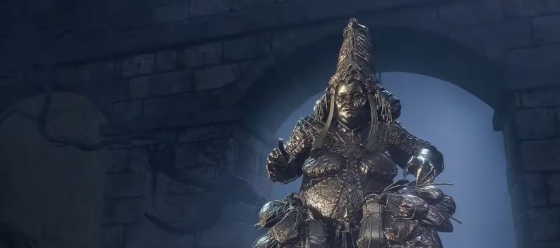 A screenshot of the Toll Collector in Baldur's Gate 3.