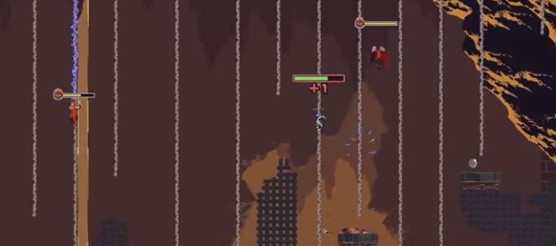 Gameplay still from Risk of Rain Returns via:https://www.youtube.com/watch?v=YVJTKOu6fSQ