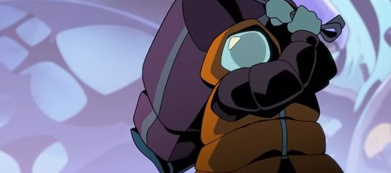 Still of the Drifter from Risk of Rain Returns