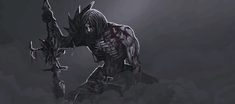 A screenshot of a cutscene of the true ending in Last Faith.