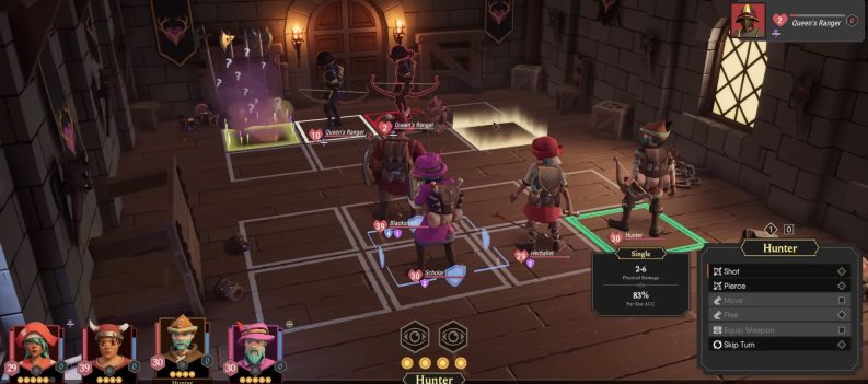 A screenshot of For the King 2's co-op gameplay.