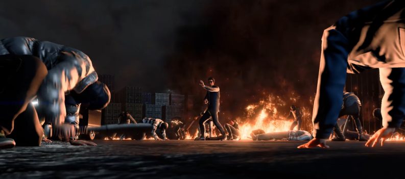 A screenshot of Kazuma Kiryu in Like A Dragon Gaiden: The Man Who Erased His Name.